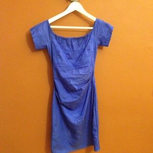 Nicole Miller Blue Party Dress