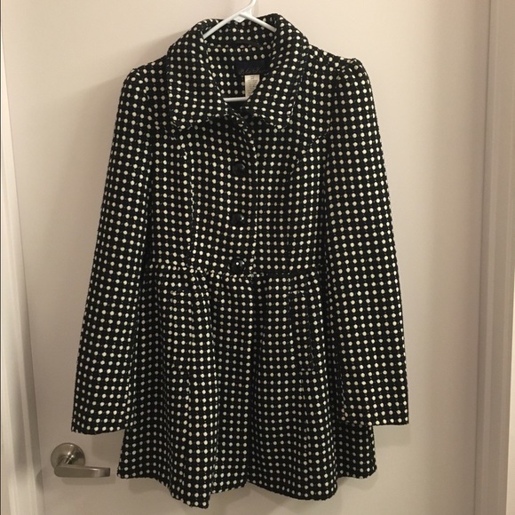 Polka dot peacoat