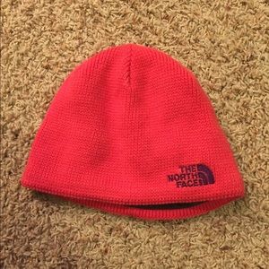 NWOT pink North Face beanie