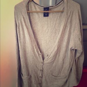 Grey cardigan