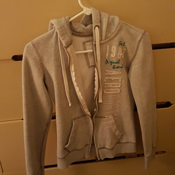 Zip up Aeropostale sweatshirt