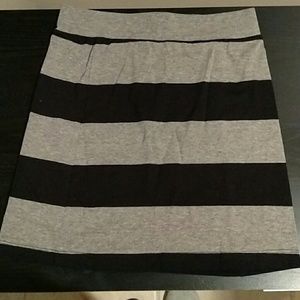 Black and grey skirt