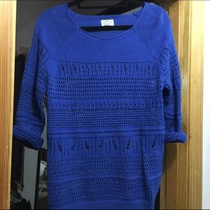 Royal blue sweater