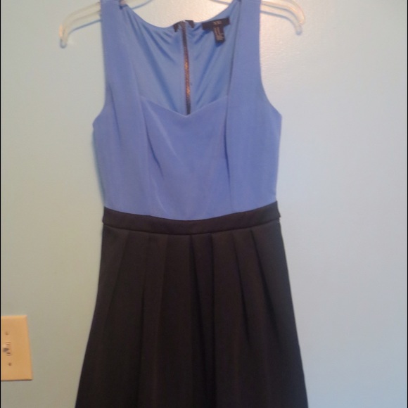 Blue & Black Casual Dress
