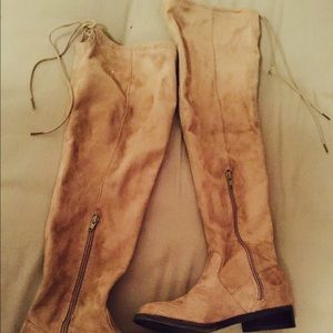 Long free people tan boots