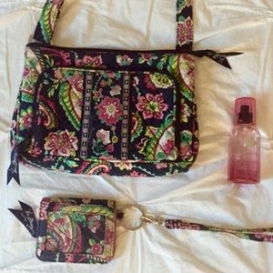 Vera Bradley ID & Lanyard BUNDLE
