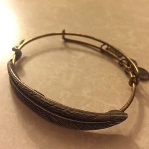Alex & Ani Plume feather wrap bangle