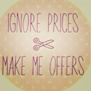 All reasonable offers accepted!!