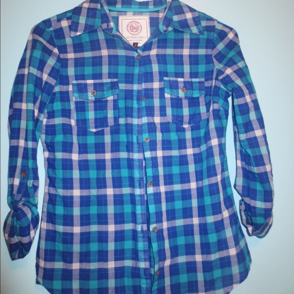 Small Blue Flannel