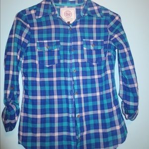 Small Blue Flannel