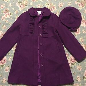 Bundle Coat with matching hat. Children's/Girl's