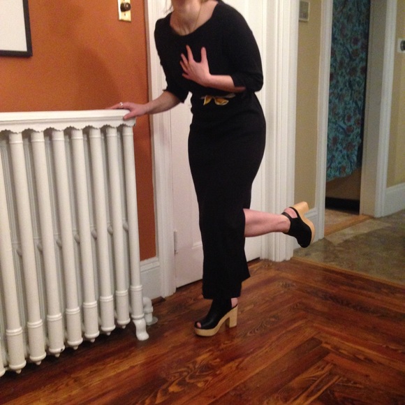 Ralph Lauren Black Maxi Dress - Picture 1 of 4