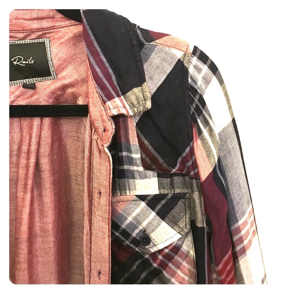 Red, white, and blue flannel