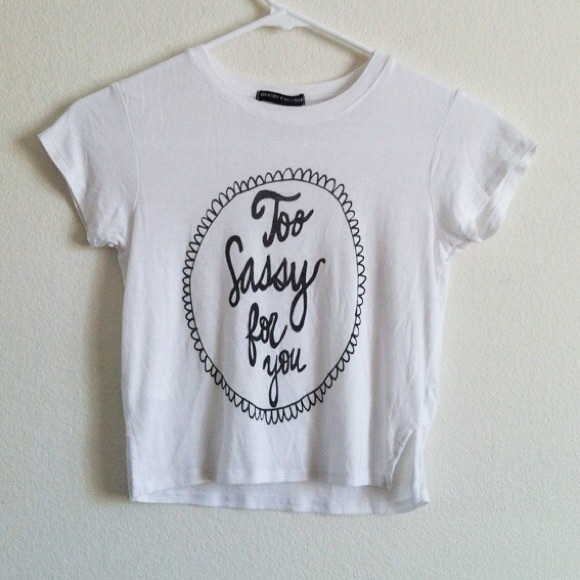 Brandy Melville Graphic Tee- OS- worn once! - Picture 2 of 2