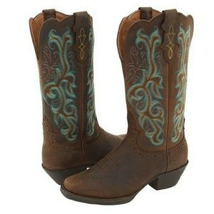 Justin Western Boots Womens 8.5