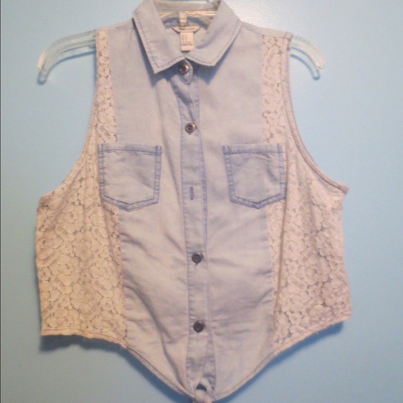 Denim Button Down Shirt