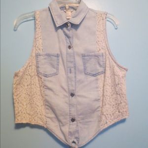 Denim Button Down Shirt