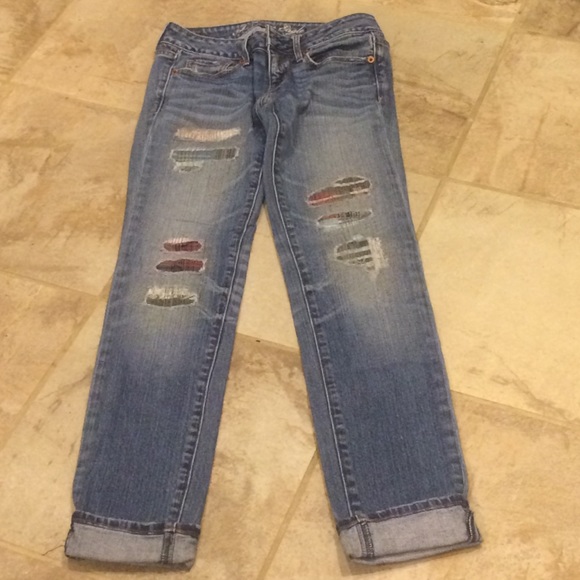 Unique stitching jeans!
