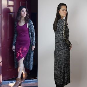 Merry Bell Lurex Maxi Sweater