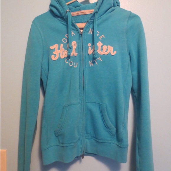 Turquoise Hollister Jacket