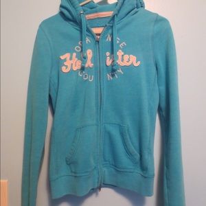 Turquoise Hollister Jacket
