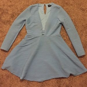 Powder blue ASOS skater dress, size 10