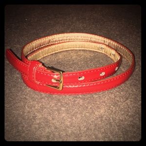 Red Skinny Belt 🔥
