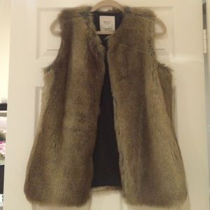 Brand new Zara fur vest!