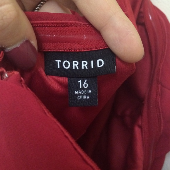 Torrid Red Dress - Picture 4 of 4