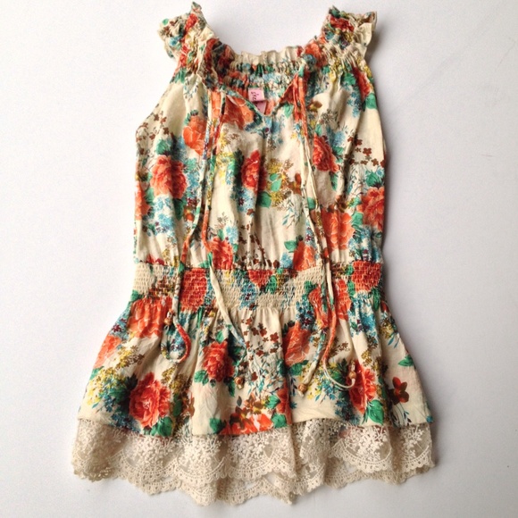 Floral Peplum Top