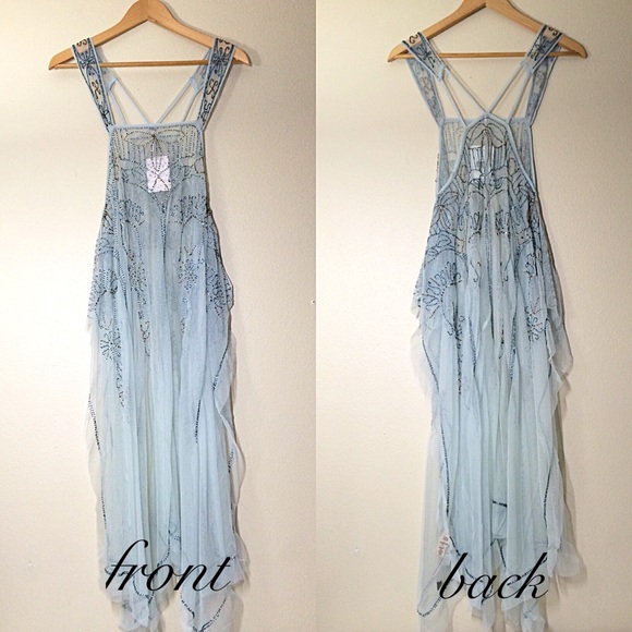 ⚡️SALE⚡️Free People Embellished Sheer Maxi - Picture 2 of 4