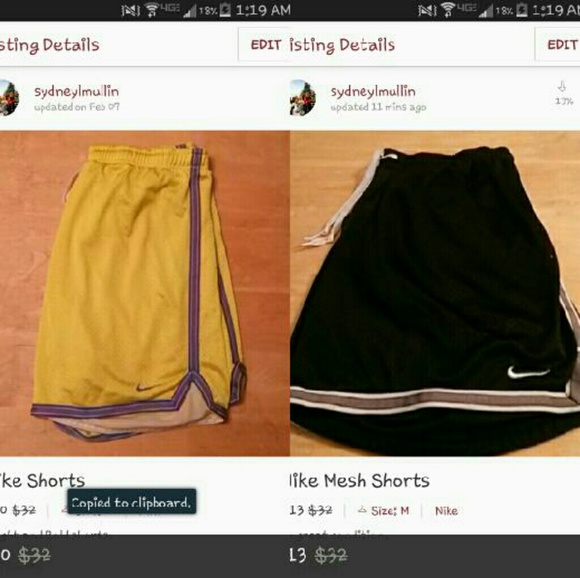 Nike Mesh Shorts
