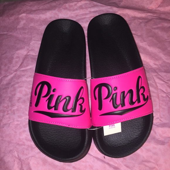 PINK Victoria's Secret Shoes - Victoria's Secret Pink Slides