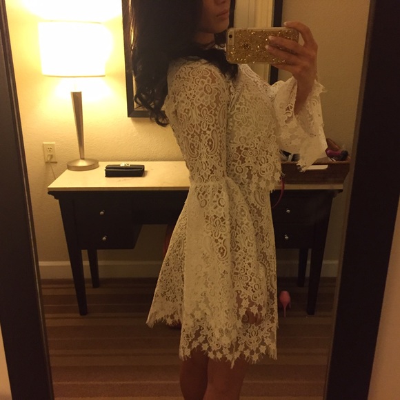 For Love and Lemons White Lace Skirt only - Picture 2 of 4