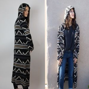 Nakoma Tribal Maxi Hoodie