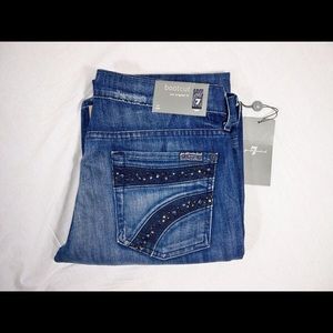 Authentic 7 For All Mankind Bootcut Womens Jeans