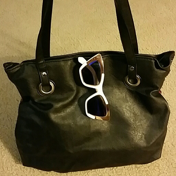 Sequin striped handbag - Picture 3 of 3