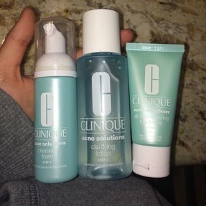 Clinique acne solutions set of 3