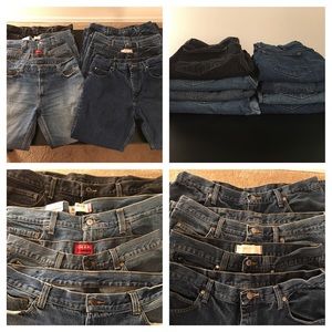 8 pairs of Men's jeans