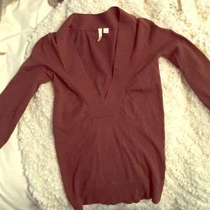 Brown long sleeve shirt