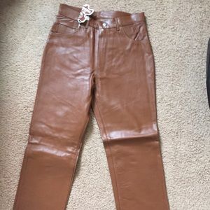 Leather pants