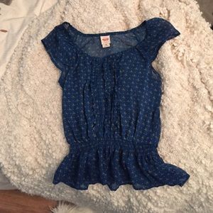 Flowy short sleeve shirt