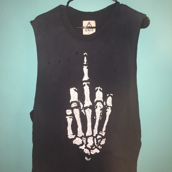 UNIF Skelton Middle Finger tank