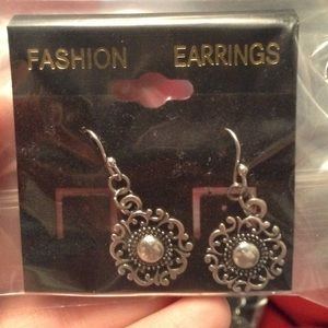 Sterling Silver Dangle Earrings.
