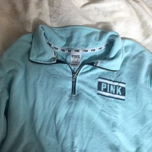 PINK quarter zip sweater!
