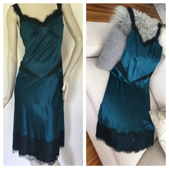 Diane Von Furstenberg Silk Lingerie Dress