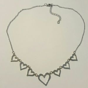American Rag Cie Multi Heart Necklace