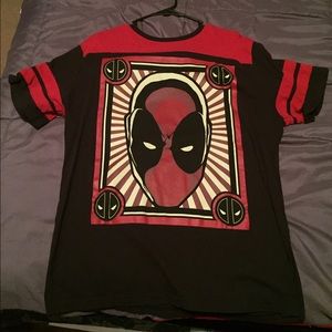 Deadpool Black and Red Shirt
