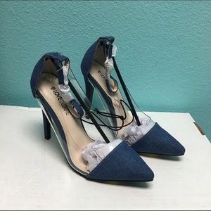 Sold! Denim pumps