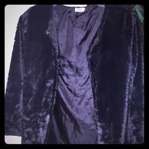 Faux fur jacket